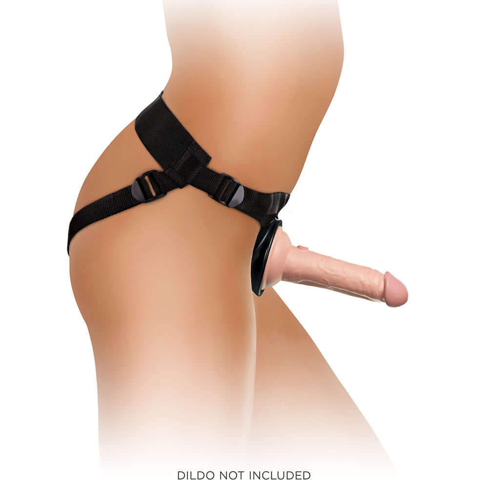 King Cock Elite Beginner's Body Dock Strap-On Harness Black