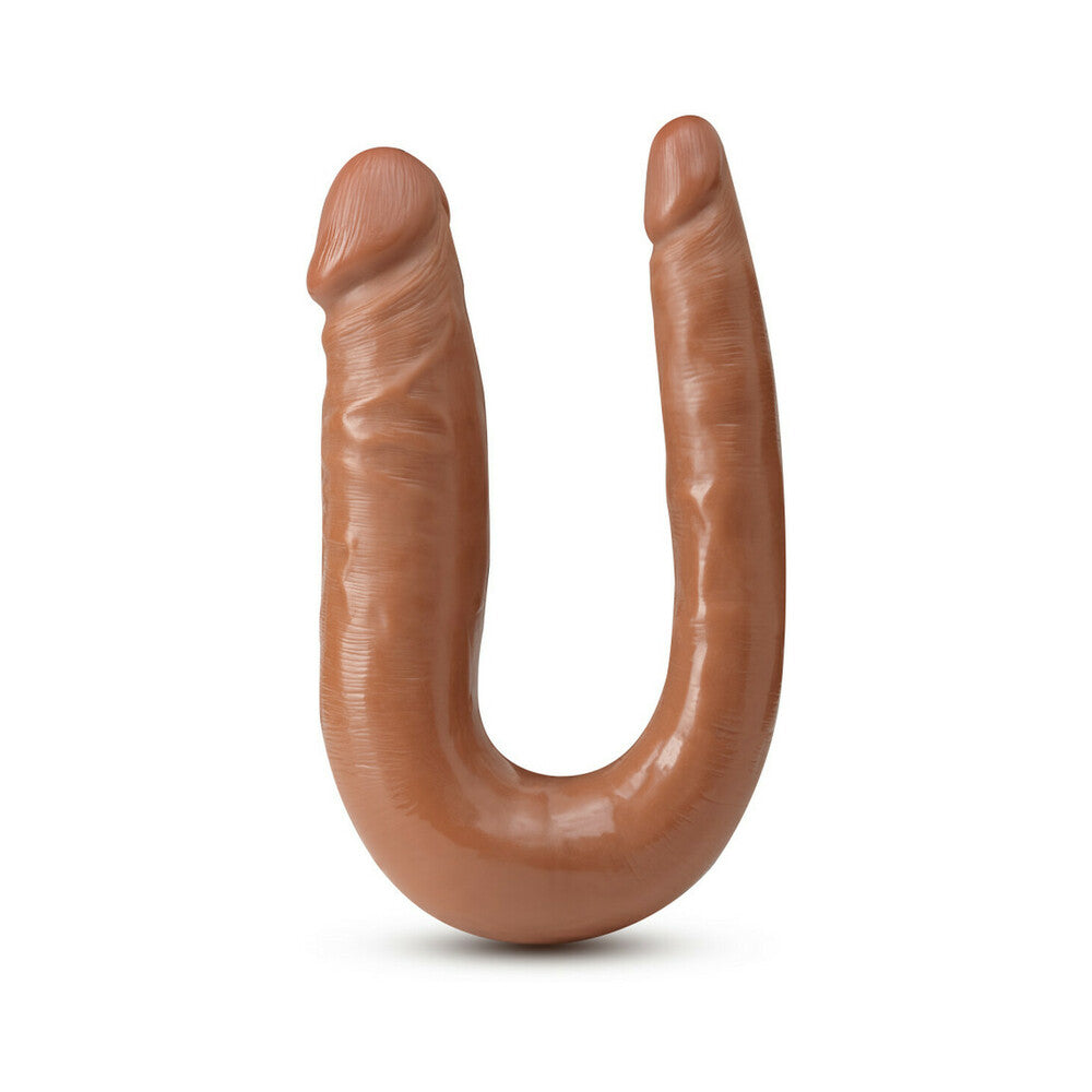 Blush Dr. Skin Mini Double Dong Realistic 12 inches Dual-Ended Dildo Tan