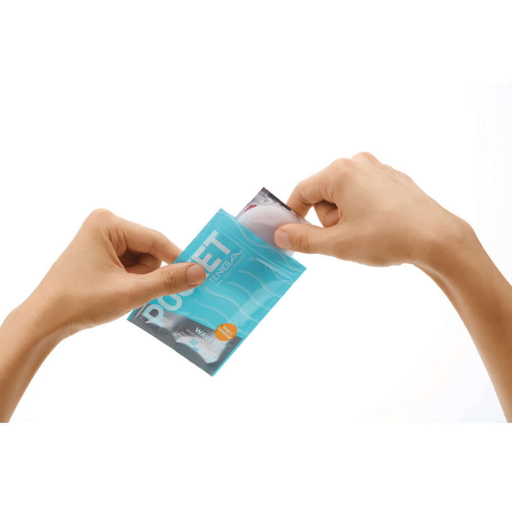 Tenga Pocket Masturbator Sleeve Wavy Line