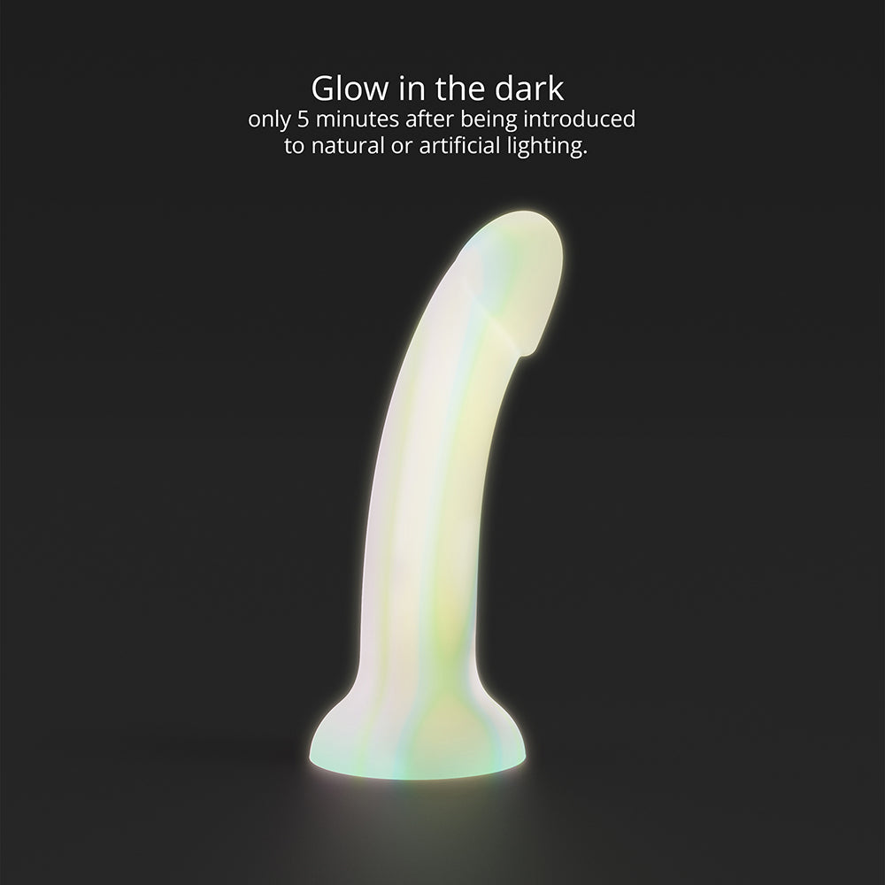Love to Love Dildolls Fantasia Glow-in-the-Dark 7 inches Silicone Dildo Pastels