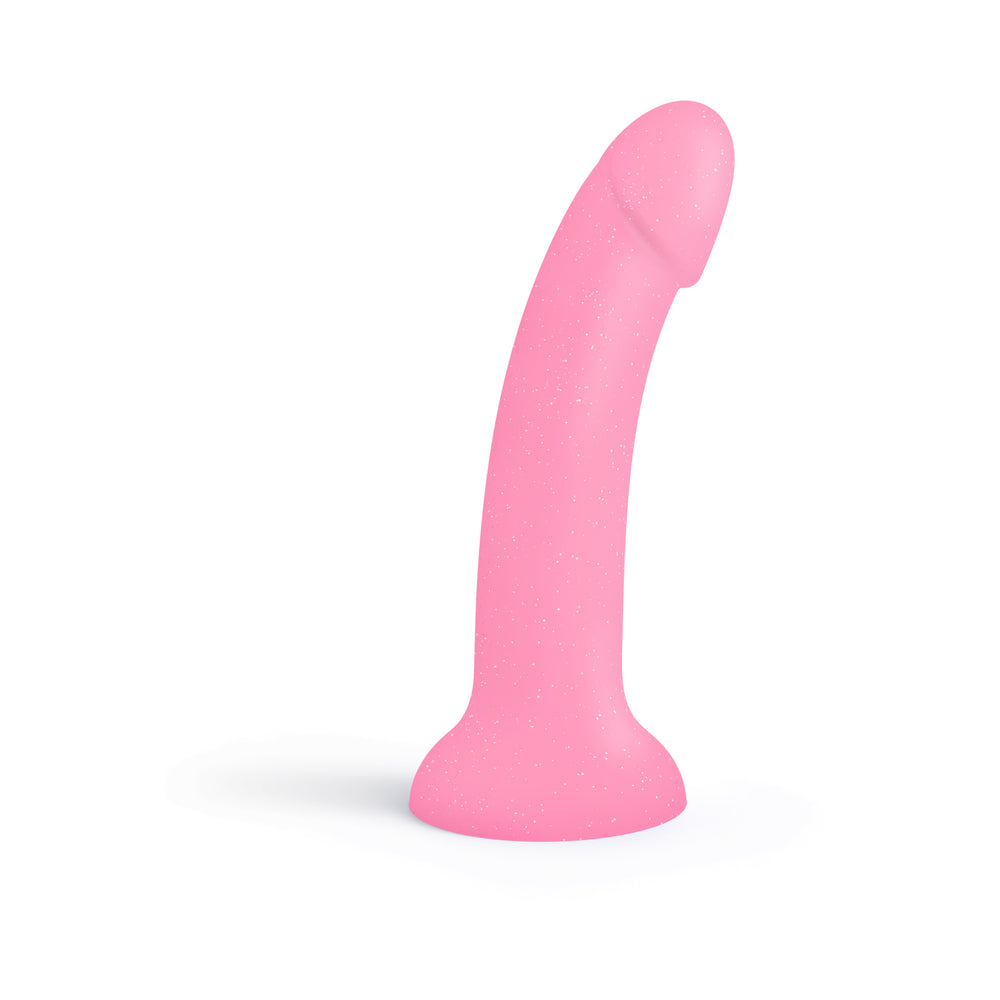 Love to Love Dildolls Glitzy 7 inches Silicone Dildo Pink Glitter
