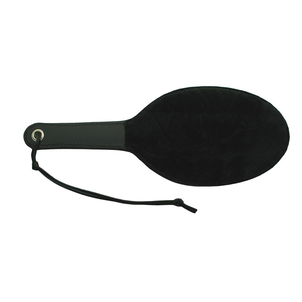 16 inches Ping Pong Paddle With Black Faux Fur