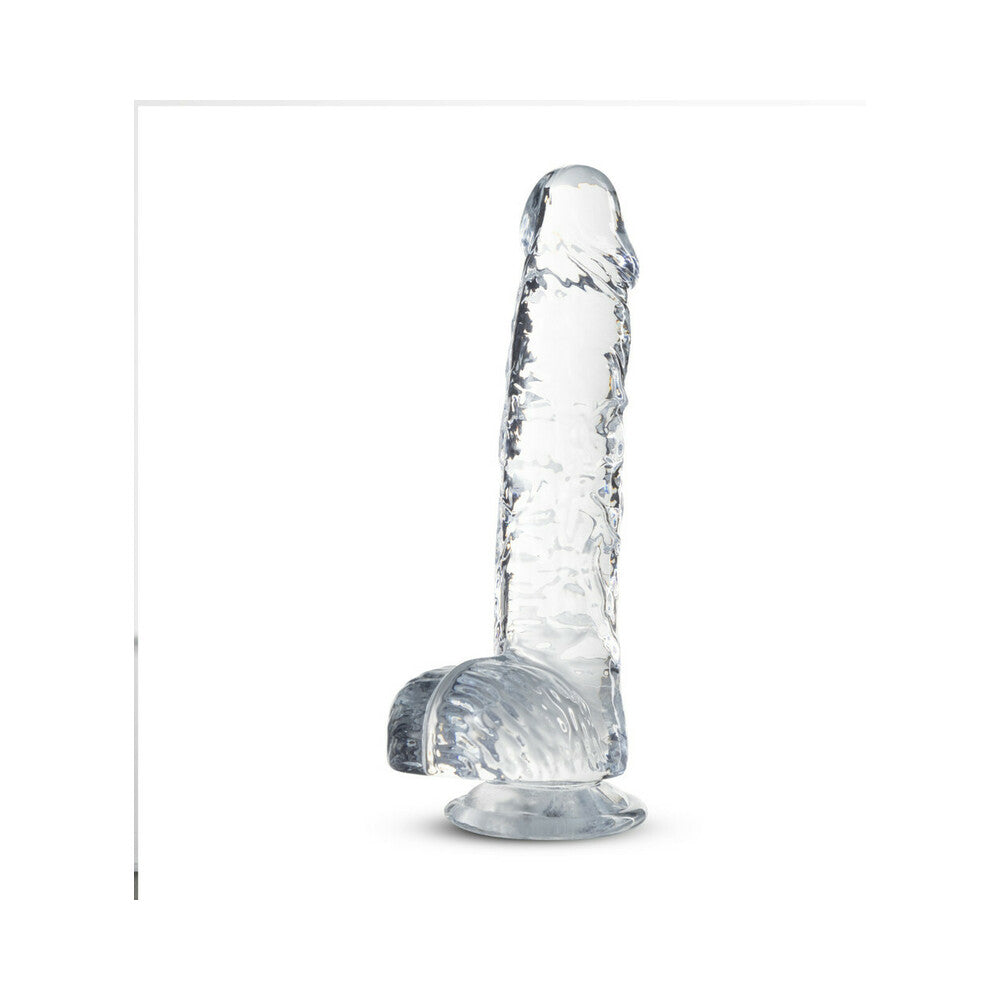 Blush Naturally Yours Crystalline 6 inches Dildo with Balls & Suction Cup Diamond