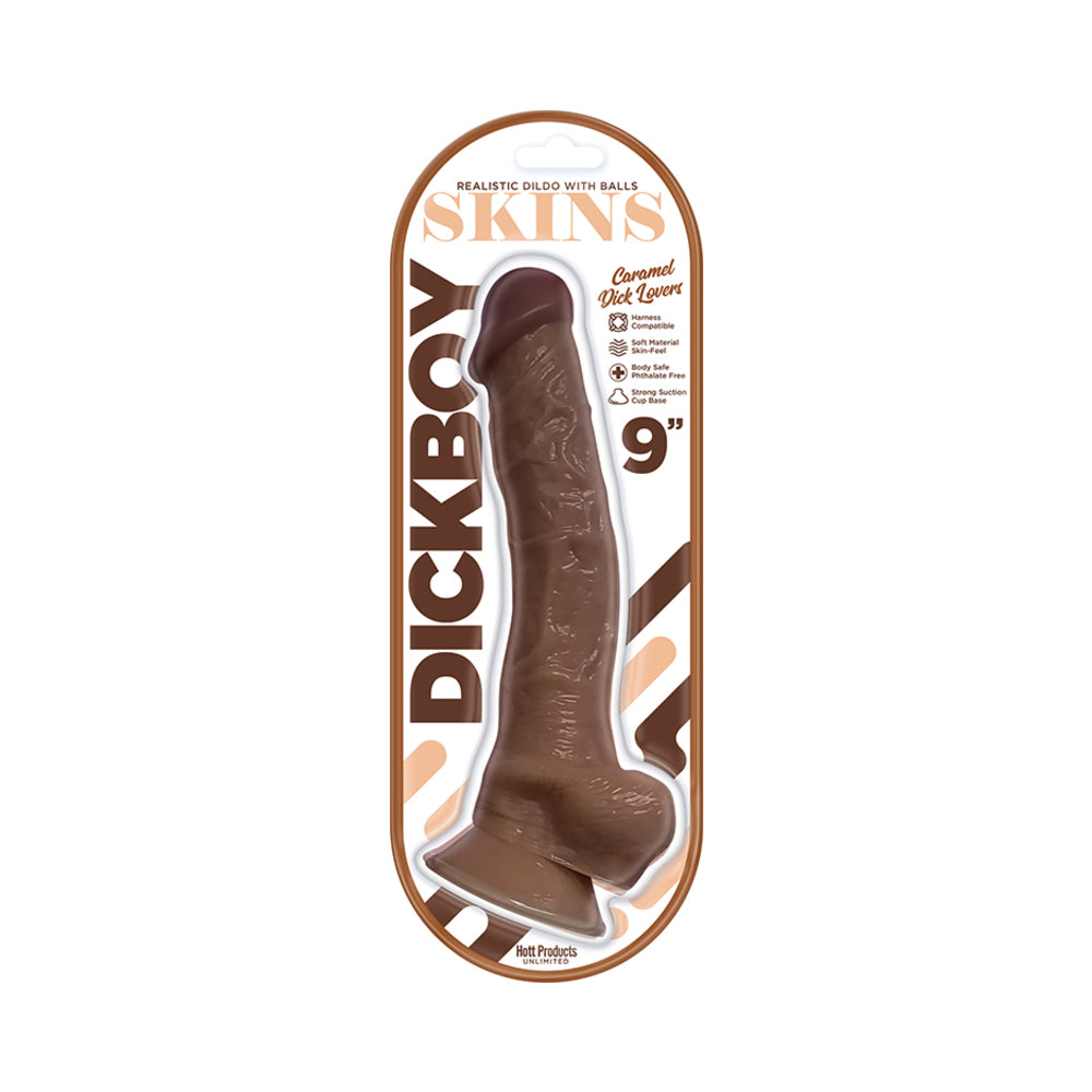 Dickboy Skins Dildo 9 inches Caramel Lovers