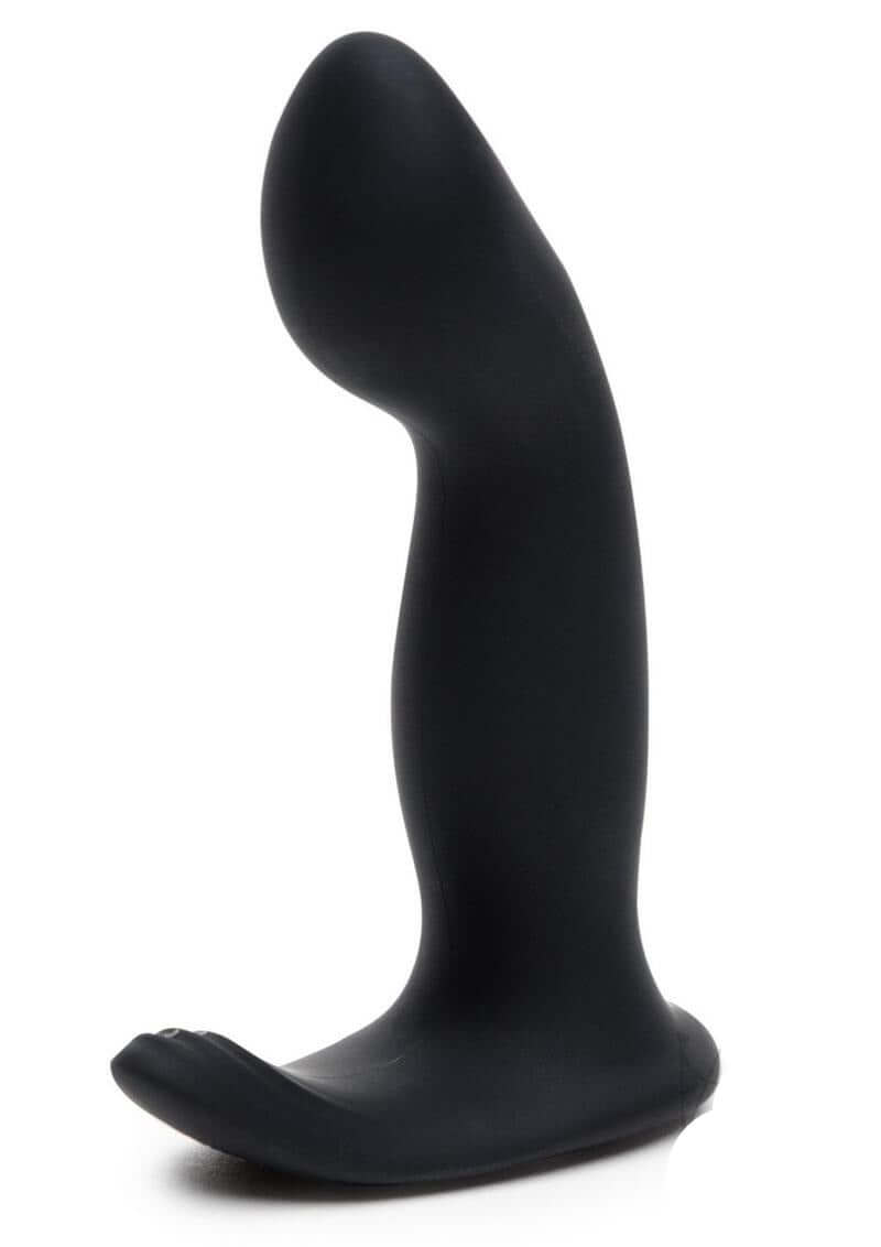 Fifty Shades of Grey Sensation P-Spot Vibrator Black: sleek silicone prostate massager with ergonomic design.
