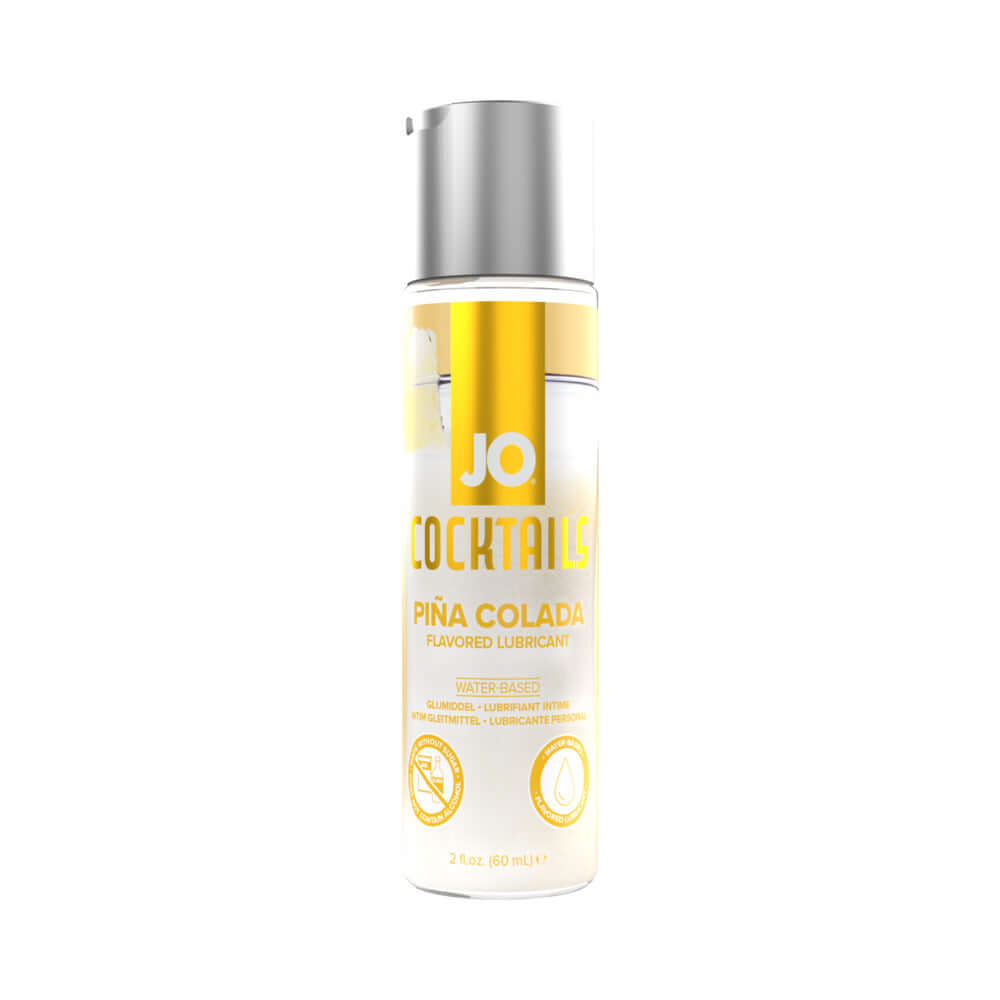 JO Cocktails Pina Colada Flavored Water-Based Lubricant 2 oz.