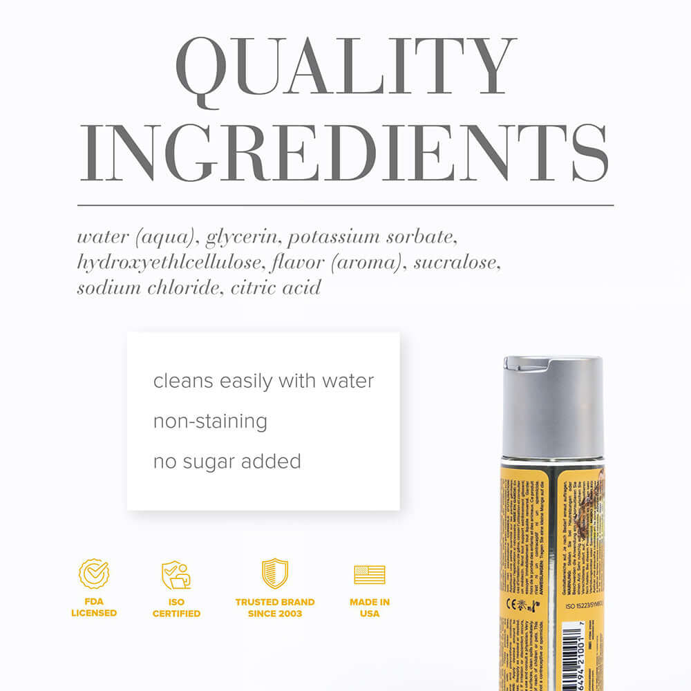 JO Cocktails Pina Colada Flavored Water-Based Lubricant 2 oz.