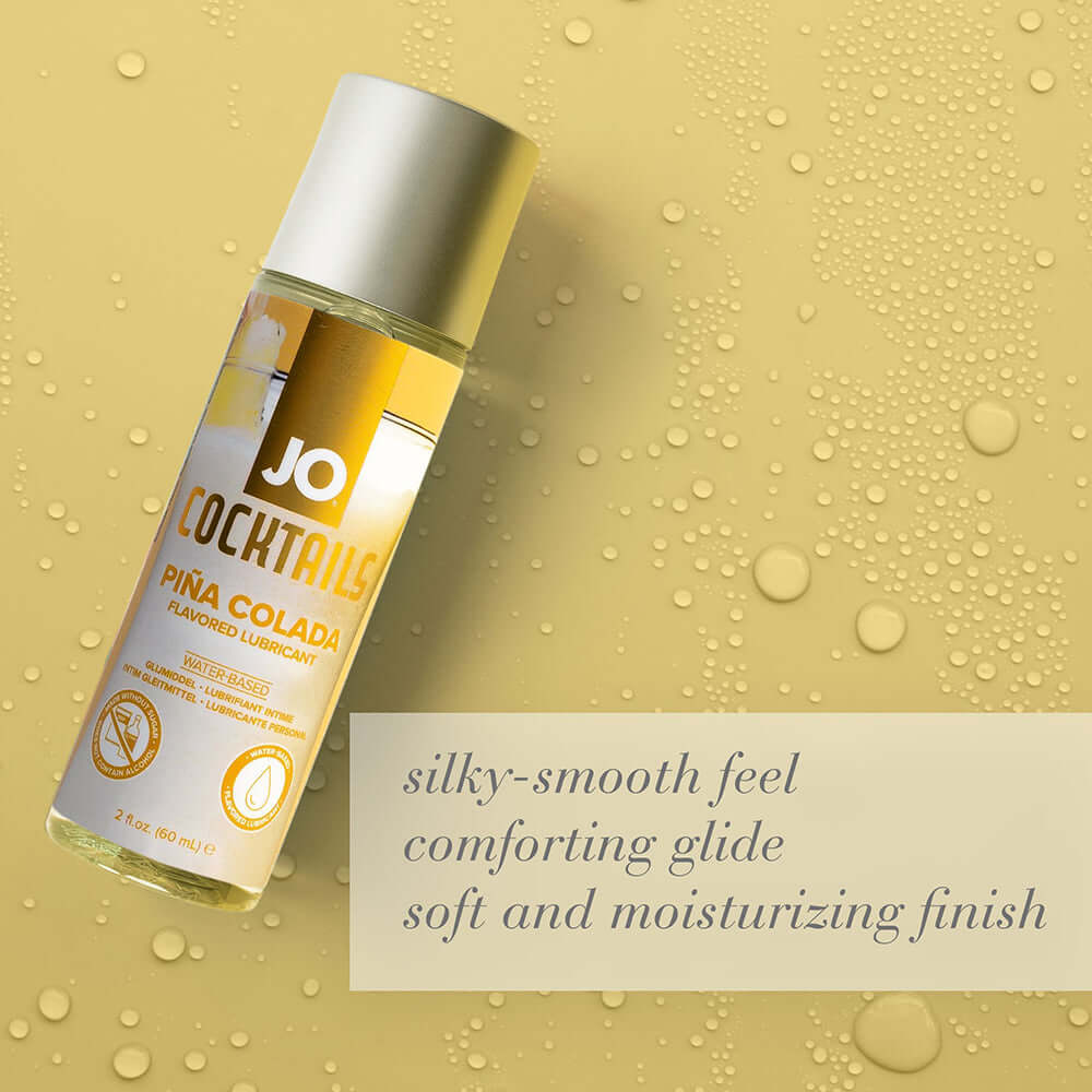 JO Cocktails Pina Colada Flavored Water-Based Lubricant 2 oz.