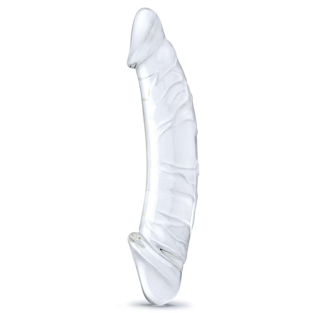 Glas 10.5 inches Girthy Realistic Glass Double Dong Dildo