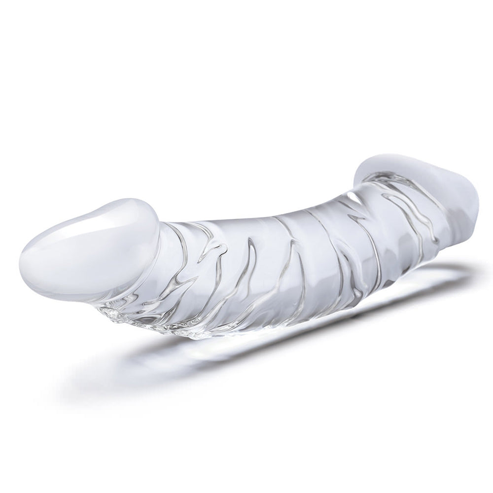 Glas 10.5 inches Girthy Realistic Glass Double Dong Dildo