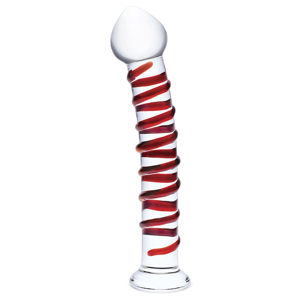 Glas 10 inches Mr. Swirly Glass Dildo
