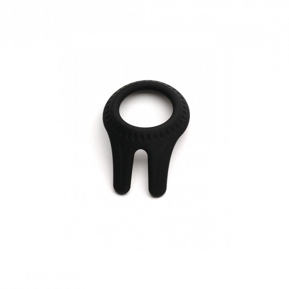 Sport Fucker Cockpit Ring Black, a premium silicone performance ring with ergonomic teardrop shape.