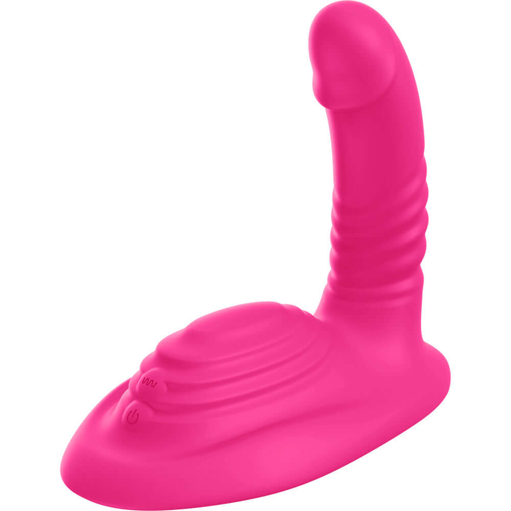 Luv Inc Tg21 Thrusting Grinder Pink with dual motors and distinct vibration modes
