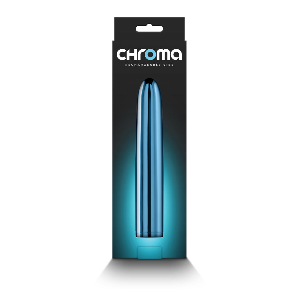 Chroma Rechargeable Vibe 7 inch Teal