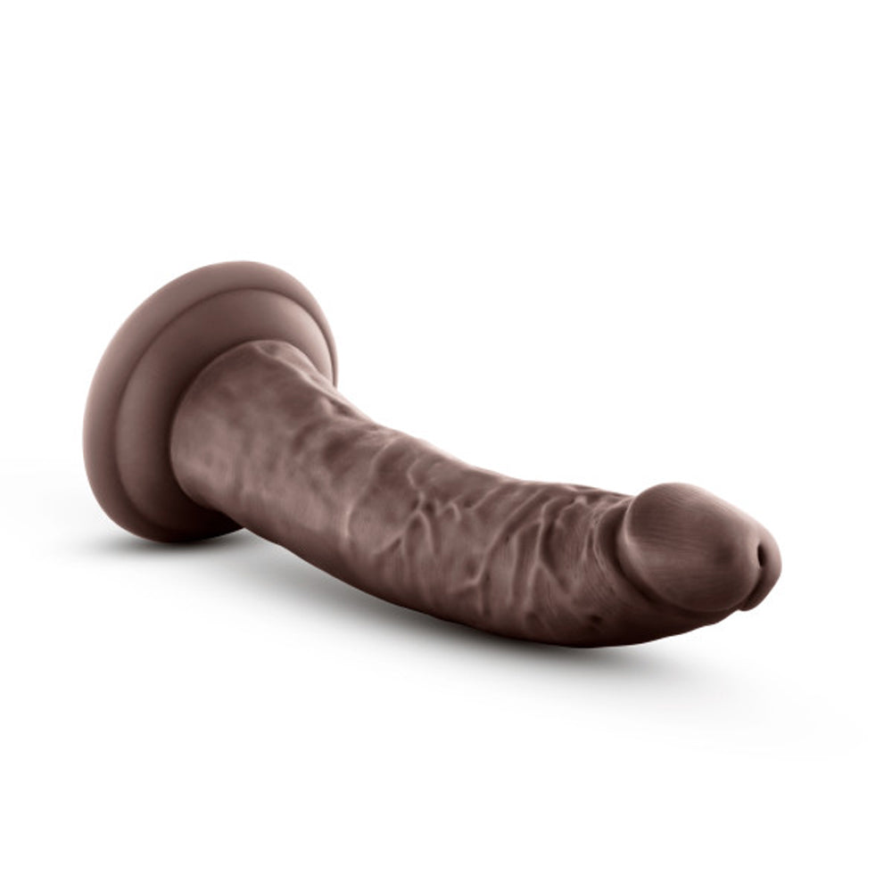 Au Naturel Jack 7 inches Posable Dual Density Dildo Brown