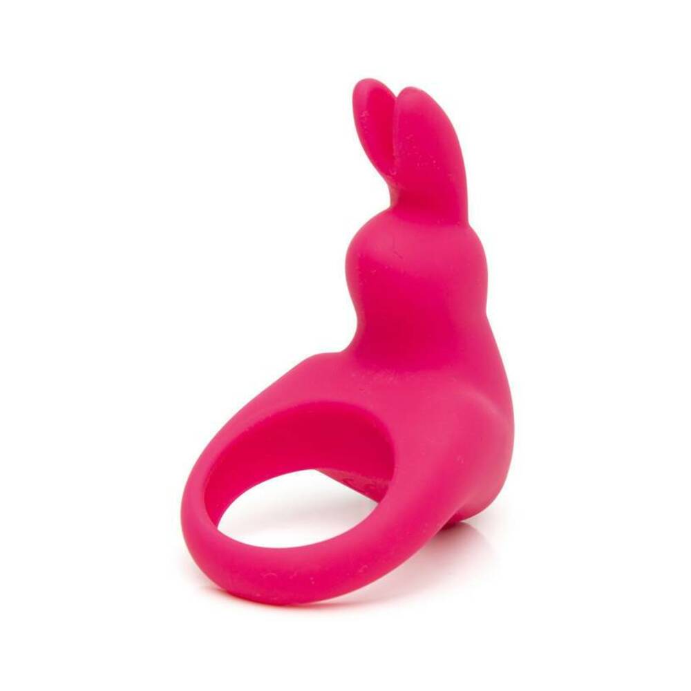 Happy Rabbit Rechargeable Silicone Cockring With Ears Pink