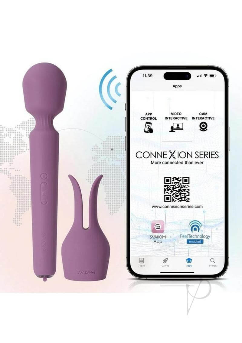 Svakom Emma Neo 2 App Compatible Rechargeable Silicone Heated Vibrator - Lavender