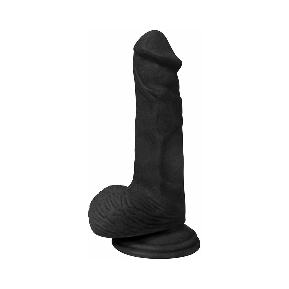Curve Toys Rooster Xavier 6.75 inches Dildo with Balls & Suction Cup Midnight