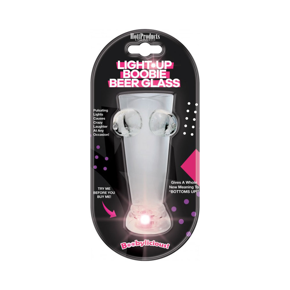 Bachelorette Big Shot Light Up Pecker Shot Glass with colorful LED lights for parties and fun celebrations.