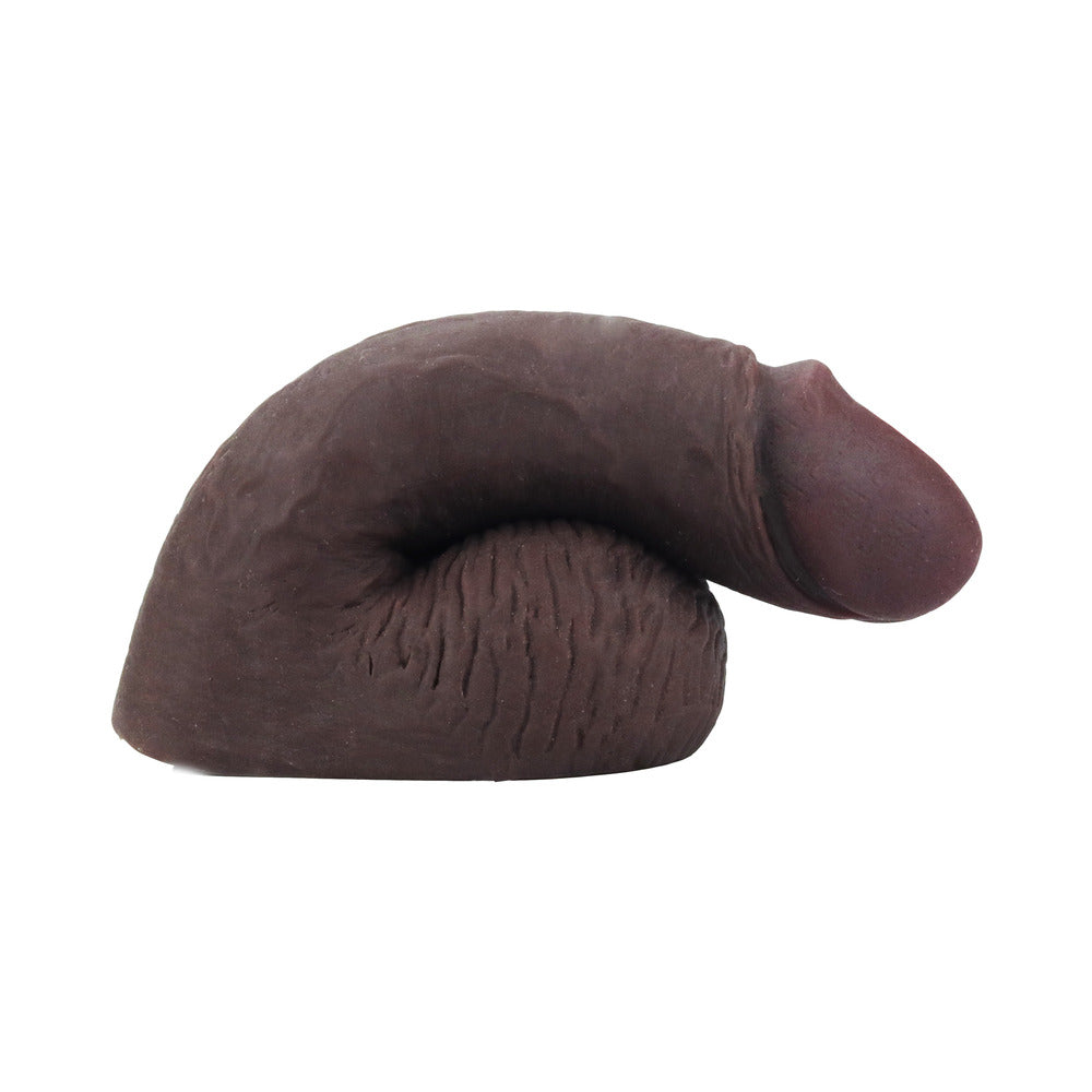 Gender Fluid Equipped Soft Packer 5 inches Dark Brown