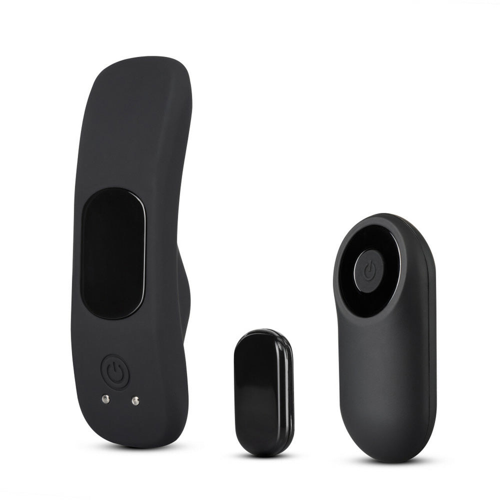 Temptasia Remote Control Panty Vibe Black with wireless remote control for discreet pleasure.