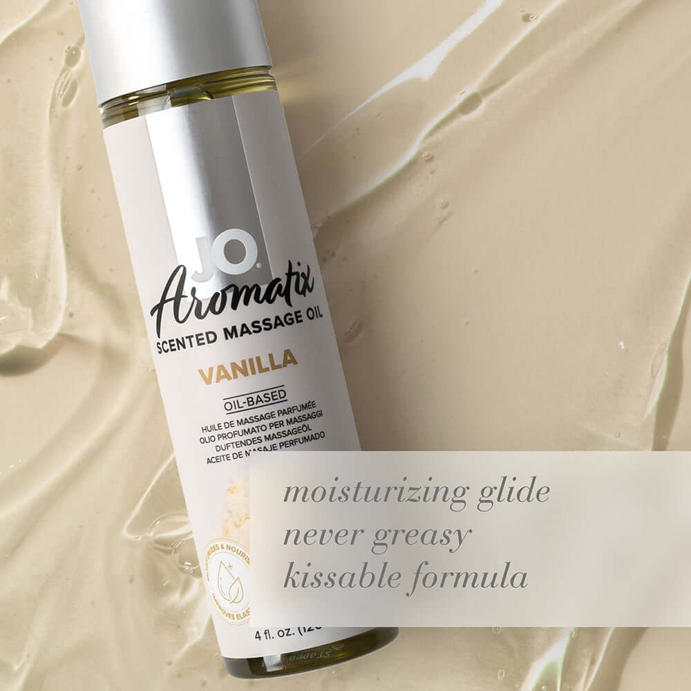 JO Aromatix Vanilla Scented Massage Oil 4 oz.
