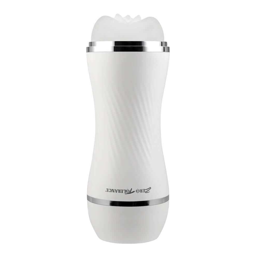 Zero Tolerance Double Dip Dual-Ended Realistic Stroker with Movie Download White