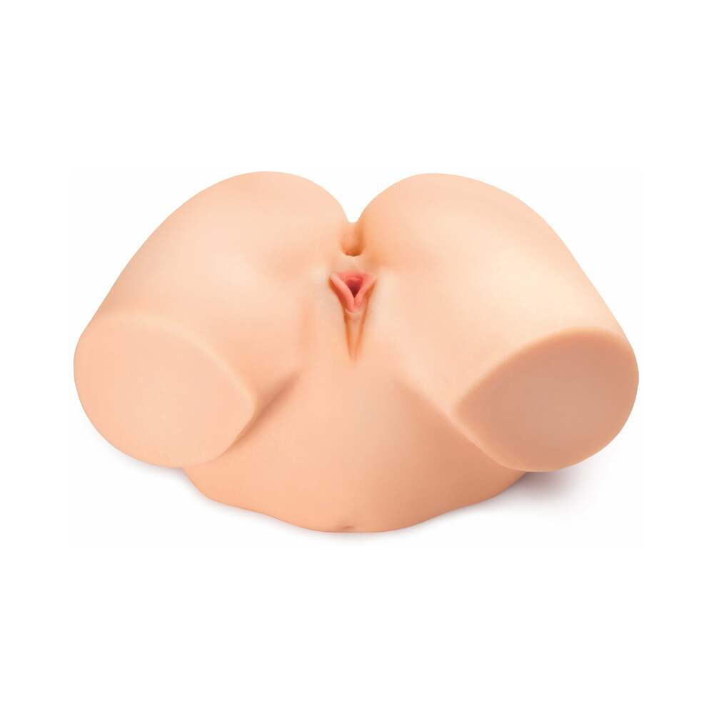 PDX Plus 360º Banger Dual Entry Masturbator Beige