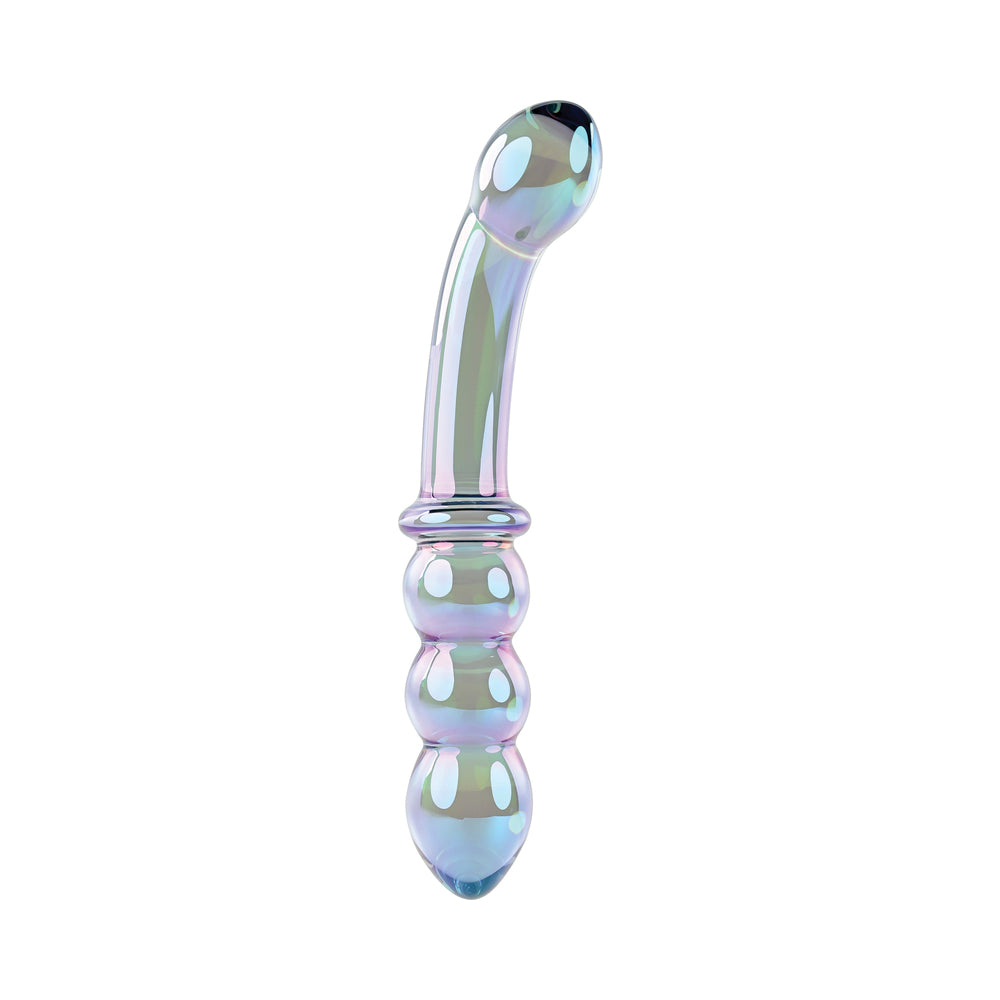 Gender X Lustrous Galaxy Wand 7.3 inches Dual-Ended Glass Dildo Multi-Color