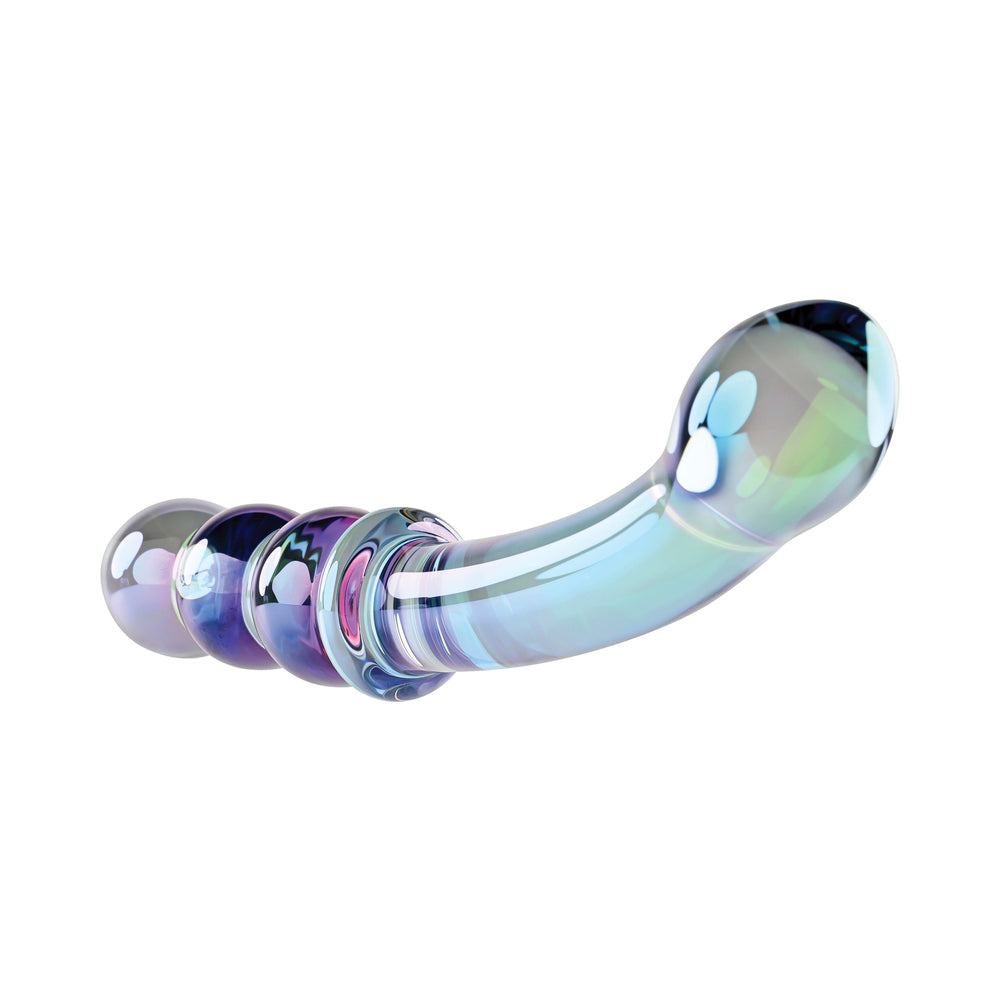 Gender X Lustrous Galaxy Wand 7.3 inches Dual-Ended Glass Dildo Multi-Color