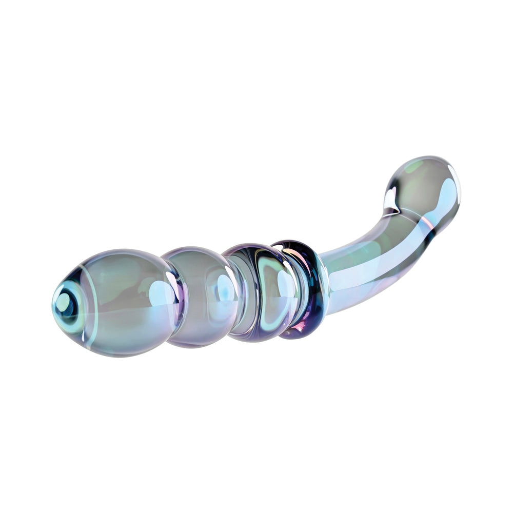 Gender X Lustrous Galaxy Wand 7.3 inches Dual-Ended Glass Dildo Multi-Color