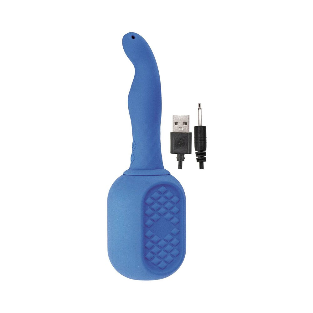 Nasstoys Vibrating Douche Rechargeable Silicone Blue