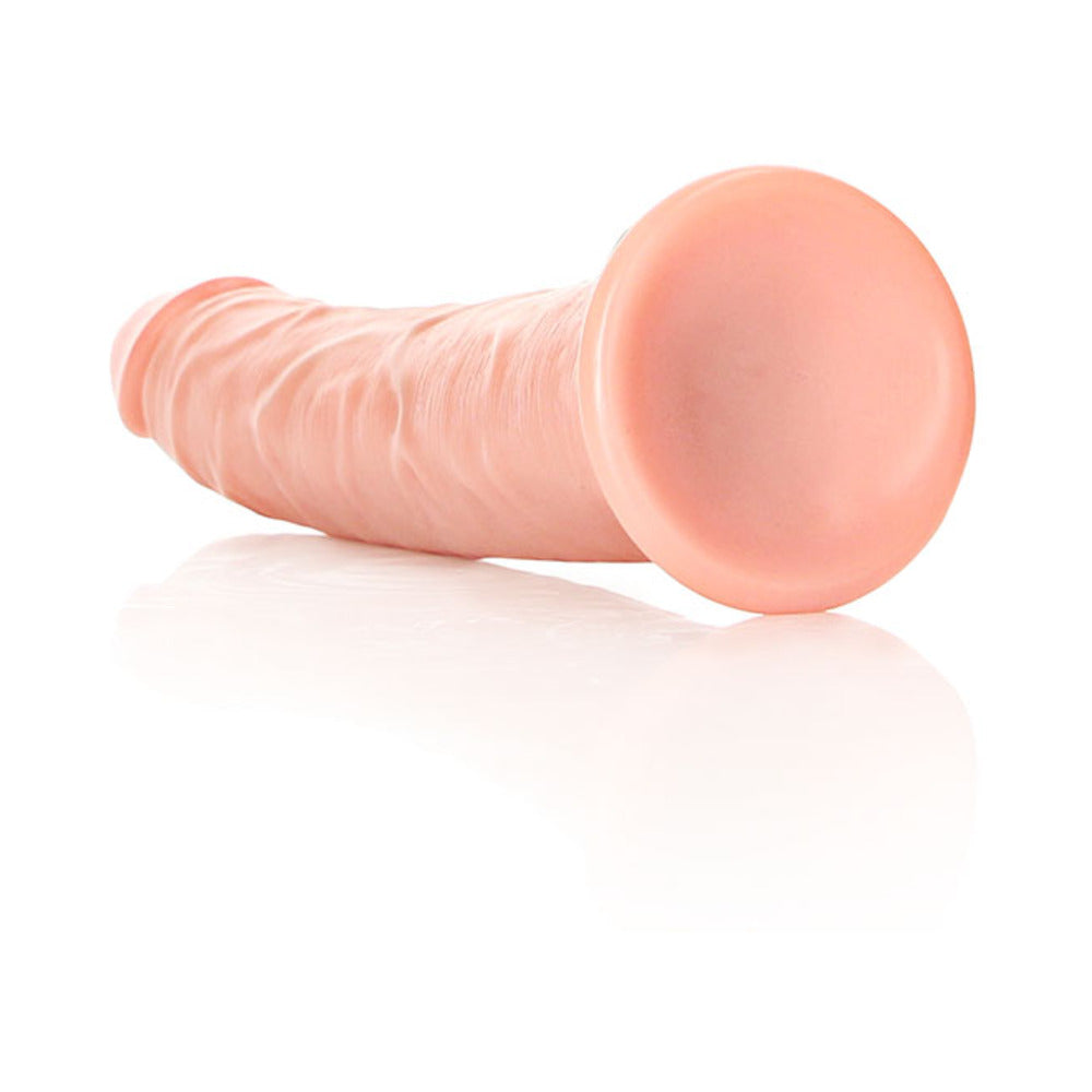 RealRock Realistic 7 inches Slim Dildo With Suction Cup Beige