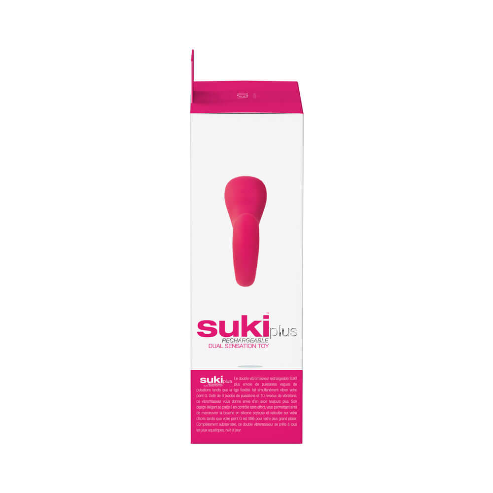 VeDO Suki Plus Rechargeable Dual Sonic Vibe Foxy Pink