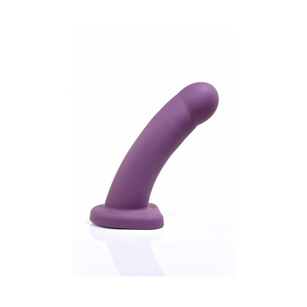 Sportsheets Merge Collection Banx 8 inches Silicone Hollow Dildo Plum