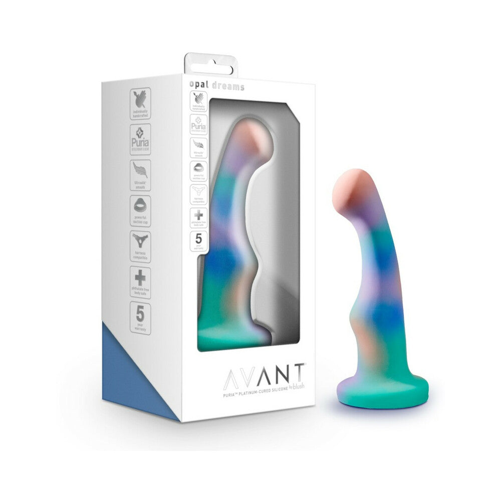 Avant Opal Dreams 6 inches Silicone Dildo Aqua