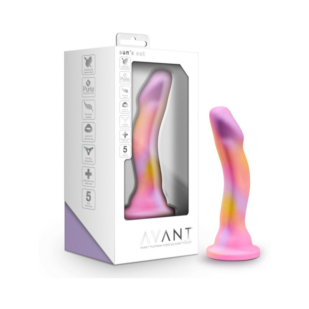 Avant Sun's Out 7.5 inches Silicone Dildo Pink