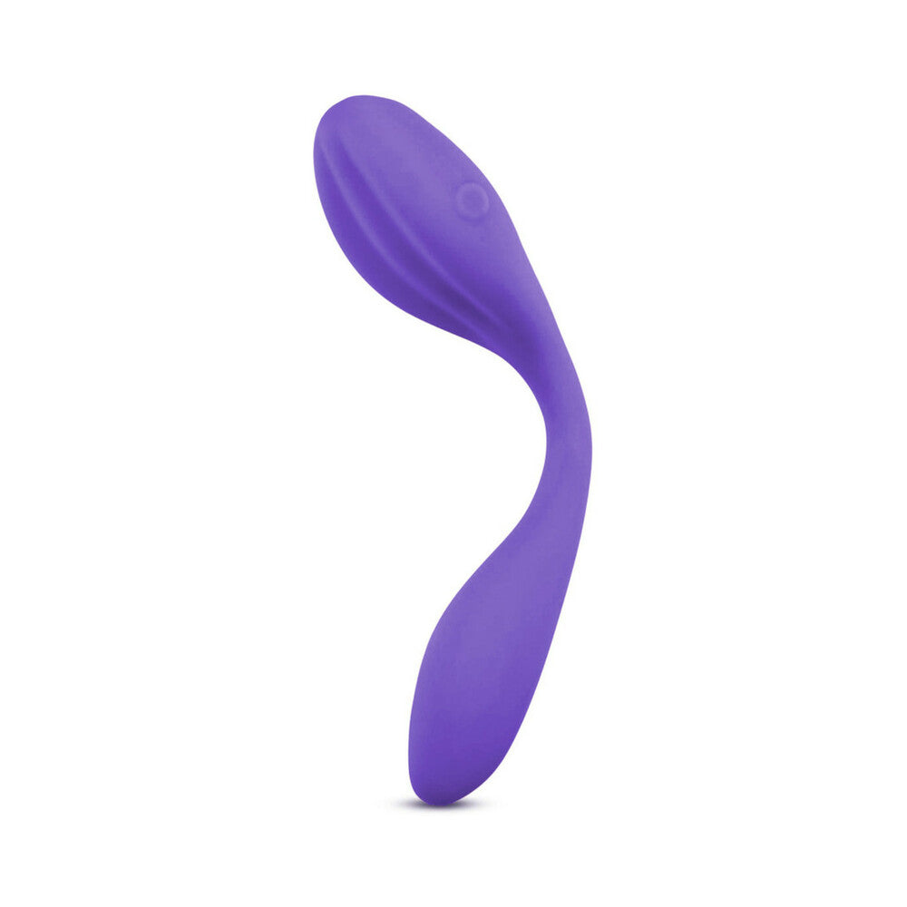 Wellness Duo Rechargeable Silicone Wearable Couples Dual Stimulation Vibrator Purple