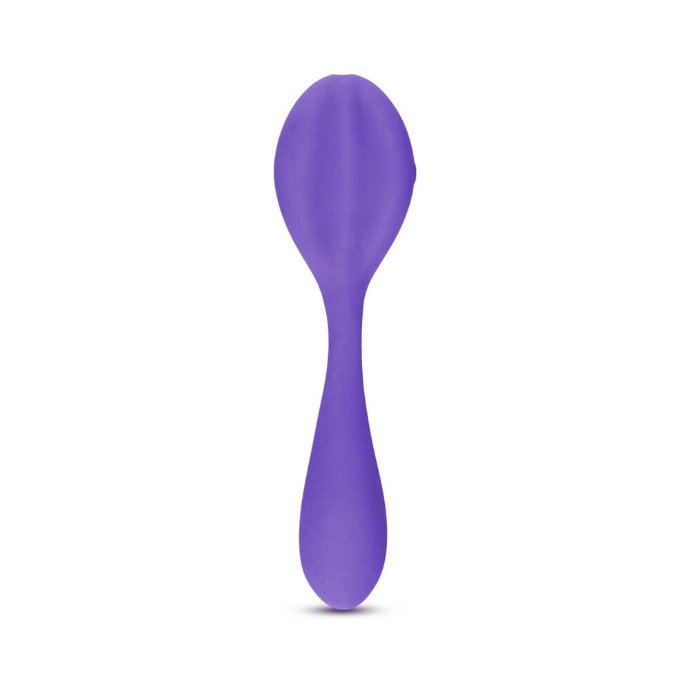Wellness Duo Rechargeable Silicone Wearable Couples Dual Stimulation Vibrator Purple