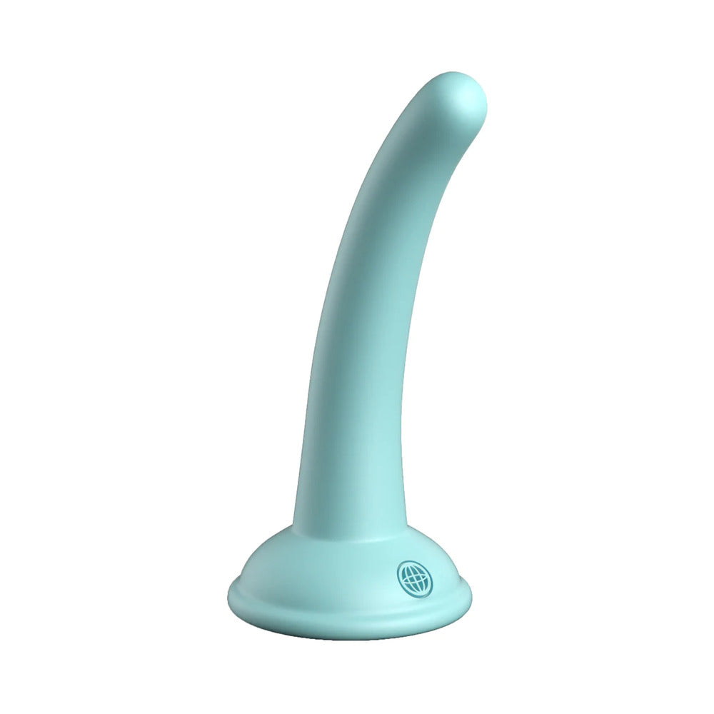 Dillio Platinum Collection Curious Five 5 inches Silicone Dildo Teal