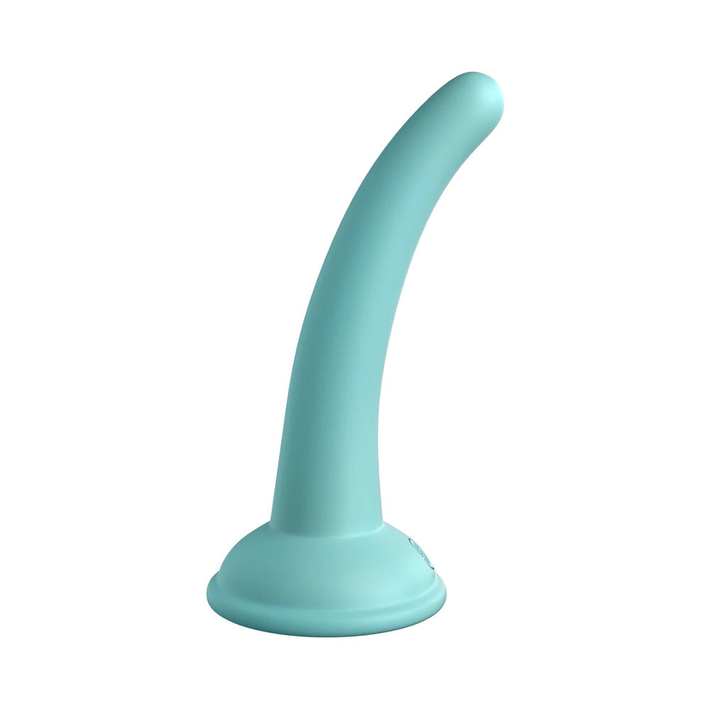 Dillio Platinum Collection Curious Five 5 inches Silicone Dildo Teal