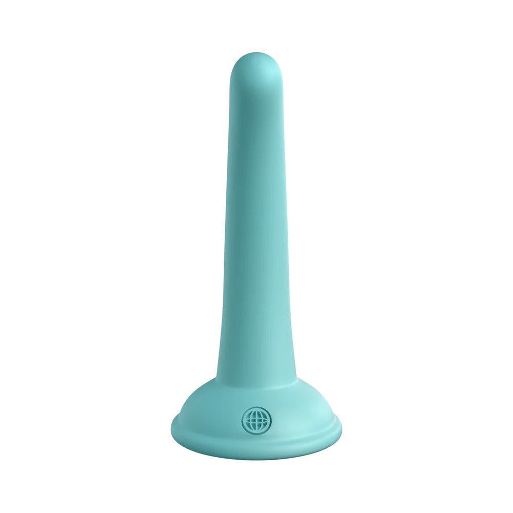 Dillio Platinum Collection Curious Five 5 inches Silicone Dildo Teal