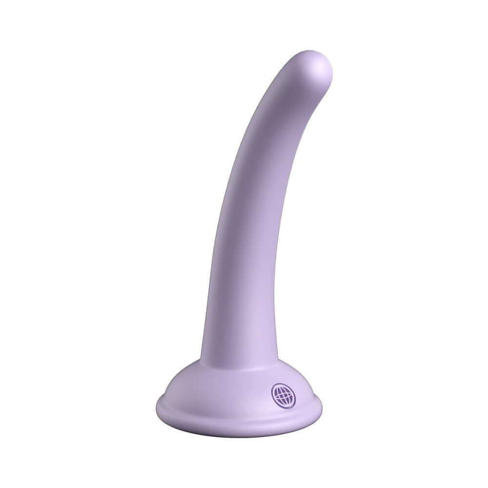 Dillio Platinum Collection Curious Five 5 inch Silicone Dildo Purple, designed for purity, performance, and versatility.