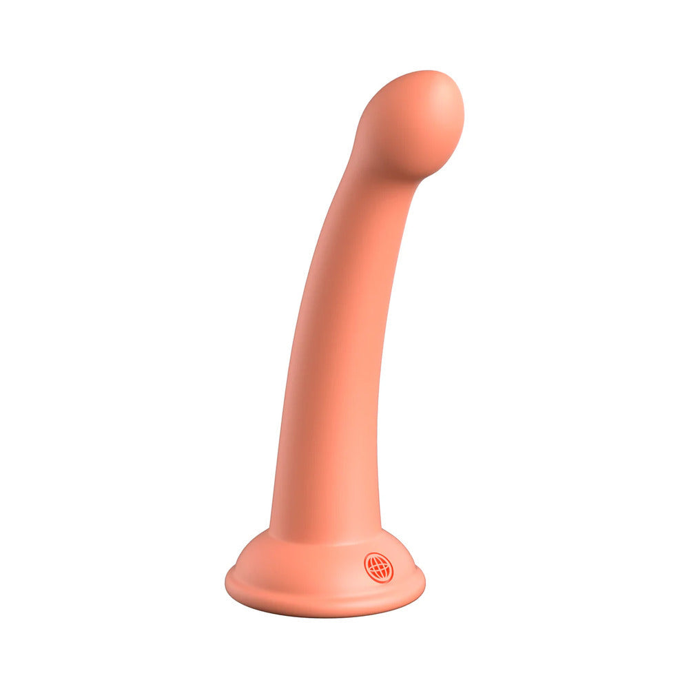 Dillio Platinum Collection Secret Explorer 6 inches Silicone Dildo Peach