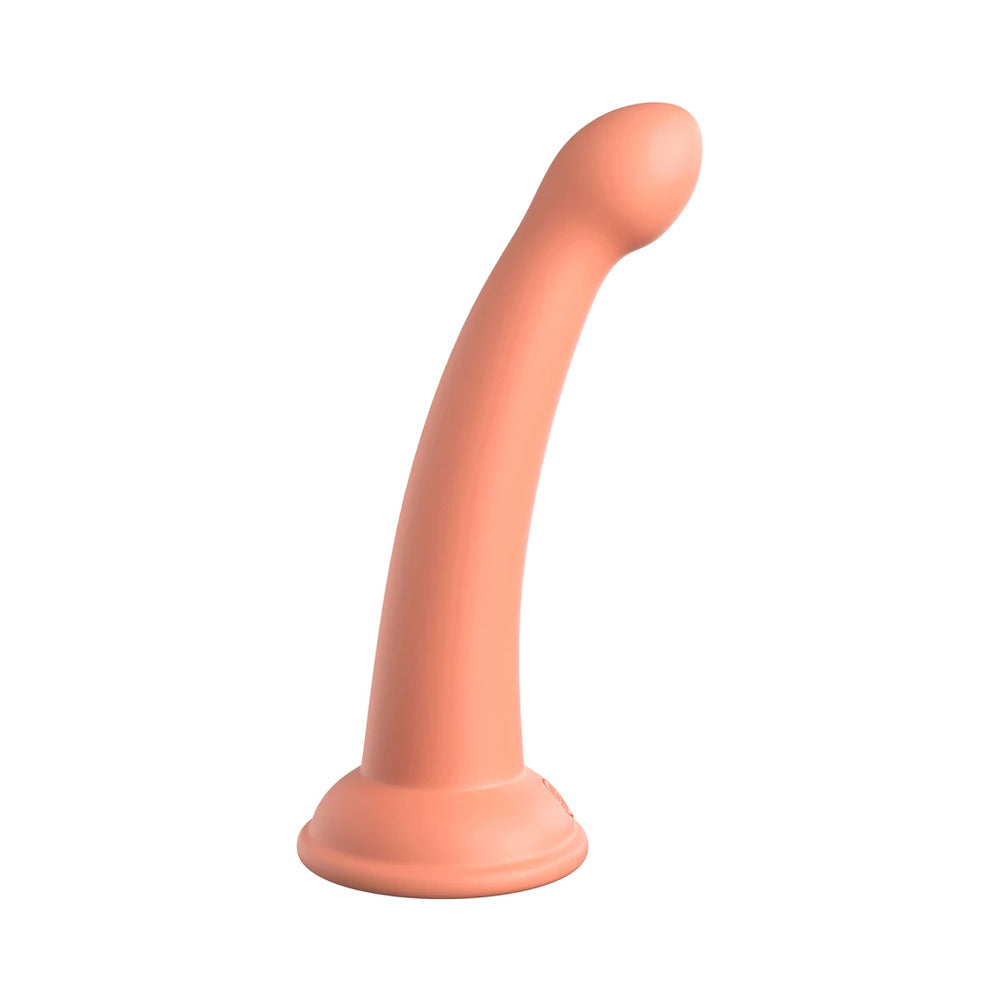 Dillio Platinum Collection Secret Explorer 6 inches Silicone Dildo Peach