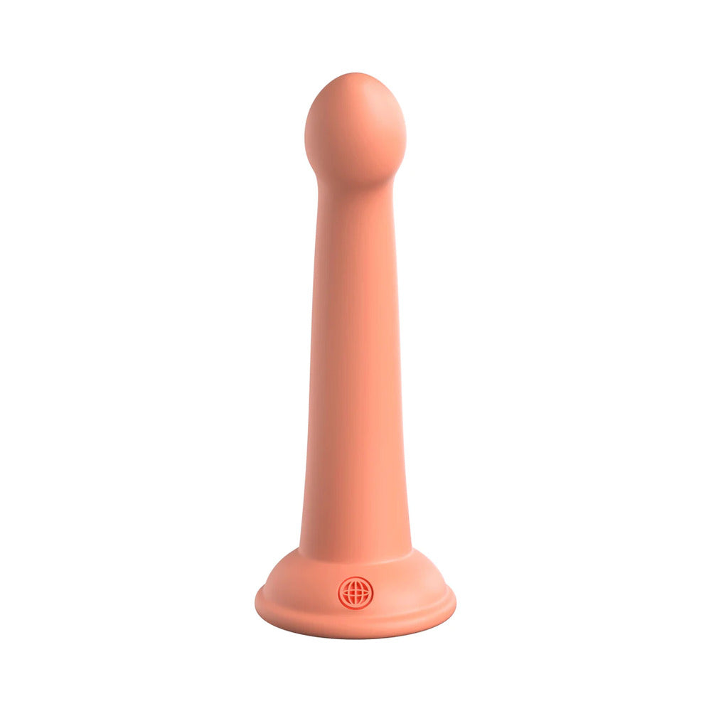 Dillio Platinum Collection Secret Explorer 6 inches Silicone Dildo Peach