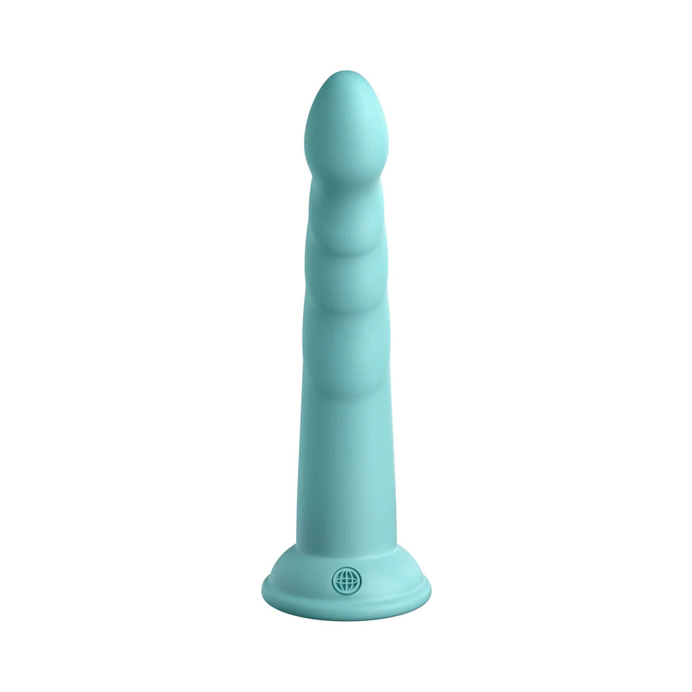 Dillio Platinum Collection Slim Seven 7 inches Silicone Dildo Teal