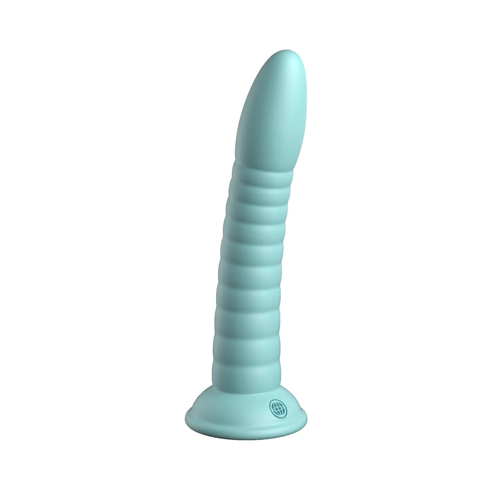 Dillio Platinum Collection Wild Thing 7 inches Silicone Dildo Teal