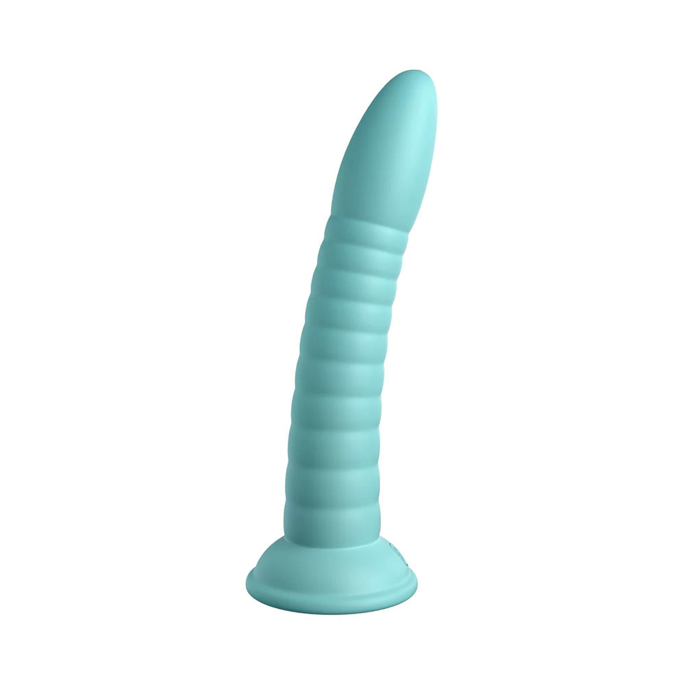 Dillio Platinum Collection Wild Thing 7 inches Silicone Dildo Teal
