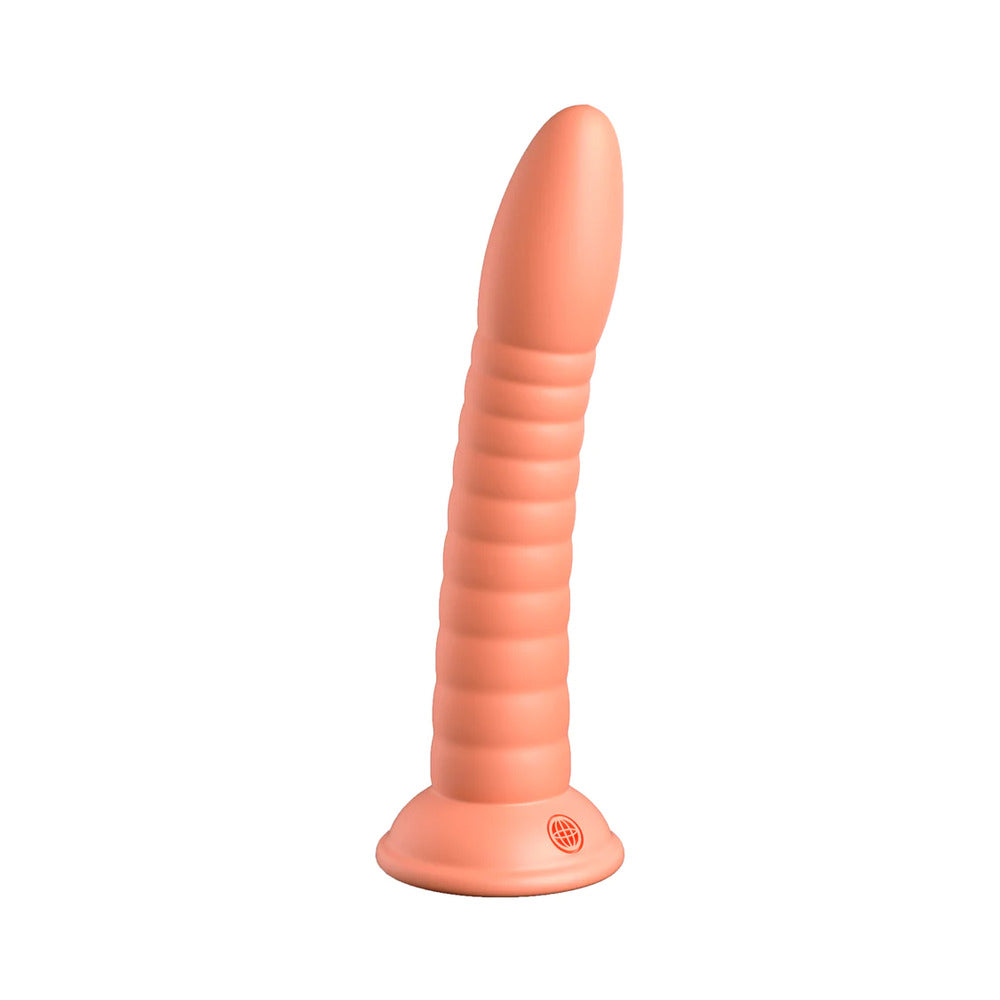 Dillio Platinum Collection Wild Thing 7 inches Silicone Dildo Peach